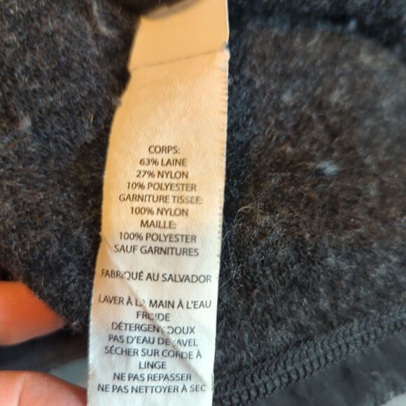 LL Bean Guidepoint Wool Fleece Jacket Mens Large Gray Full Zip - Picture 7 of 7